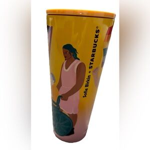 Starbucks Sofie Birkin 2024 Yellow Stainless Steel Cup Tumbler 24 oz. PRIDE
